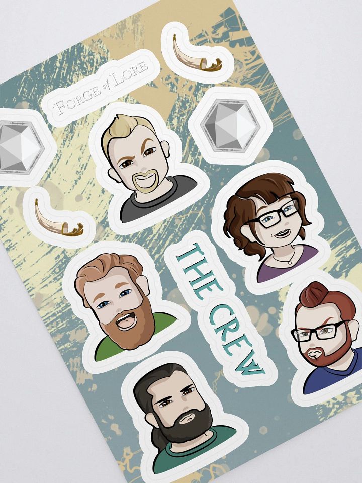 "The Crew" Sticker Sheet || Forge of Lore product image (1)
