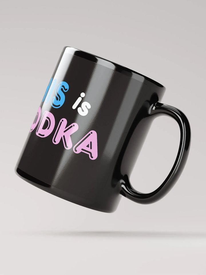 This Is Vodka Black Glossy Mug product image (4)