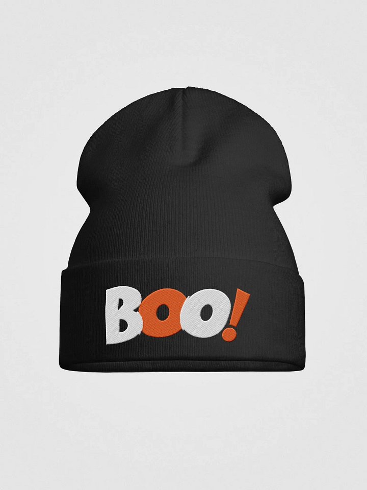 BOO! Embroidered Knit Beanie product image (1)