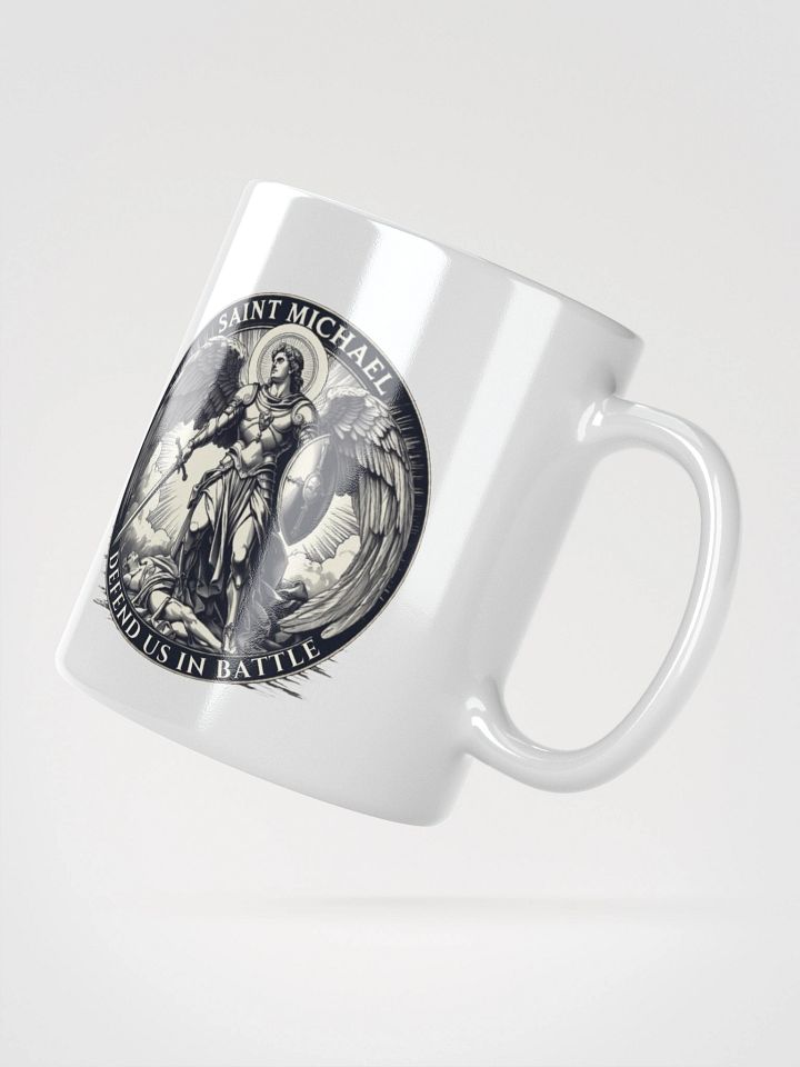 St Michael Defend Us In Battle Mug product image (5)