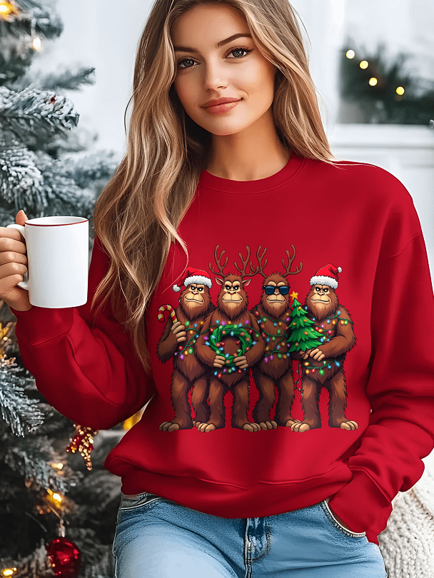 Bigfoot SweatShirt for Christmas product image (1)
