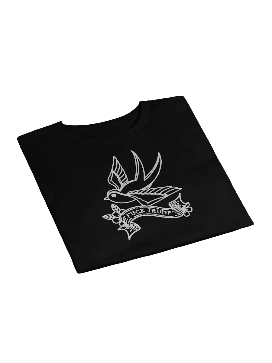 F*ck Trump Tattoo Sparrow Cropped T-shirt. product image (2)