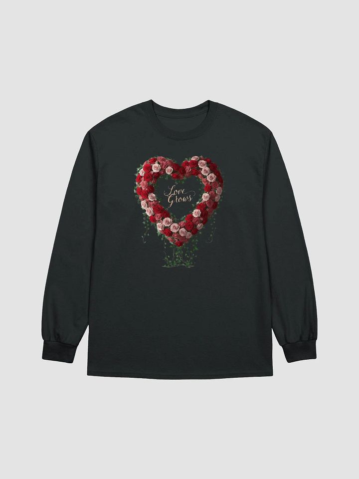 Love Grows Heart Floral Long Sleeve Tee product image (1)