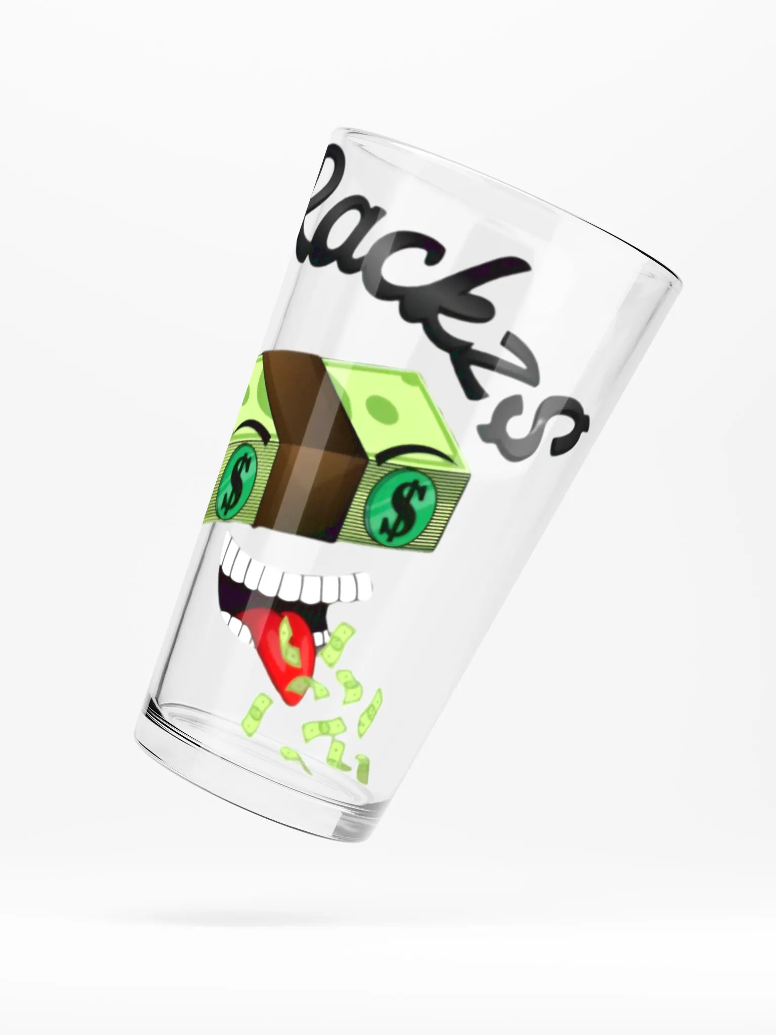 Big Racks Money Stack Cartoonish Shaker Pint Glass product image (5)