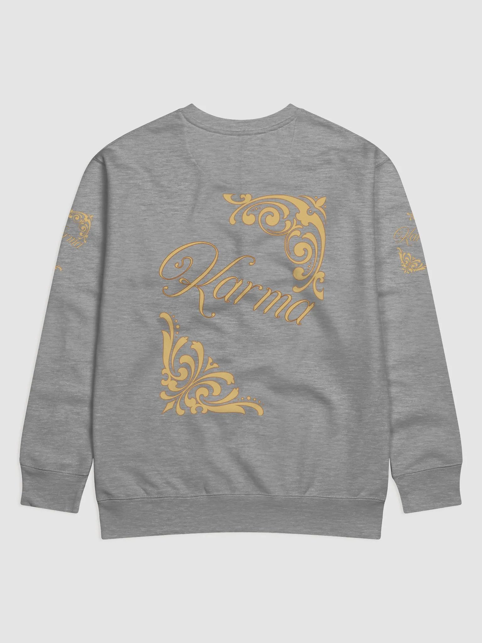 Karma Floral Script Premium Sweatshirt product image (11)