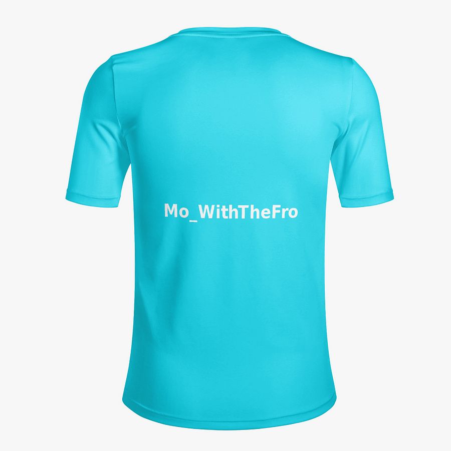 Mo_WithTheFro light blue synthetic T-Shirt (polyester) product image (4)
