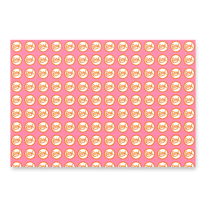 Blush color gift wrap - 3 sheets product image (2)