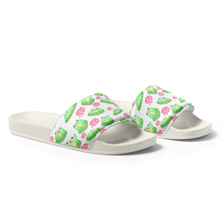Kawaii Froggie Womens Slides product image (1)