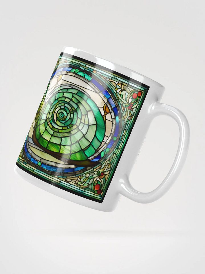 #001 Wise Old Oscar Snail Glass Mug product image (4)