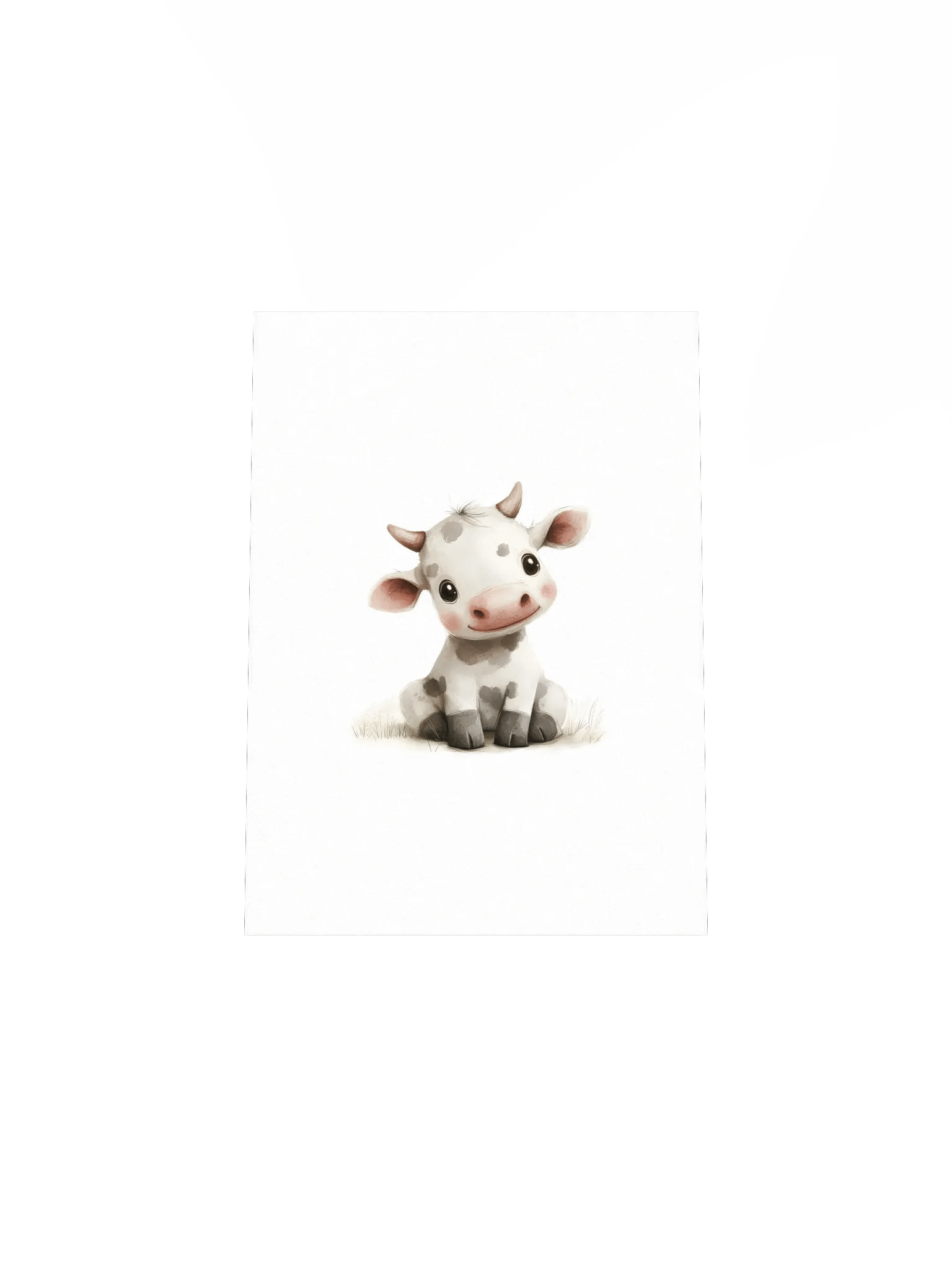 Daisy the Cute Cow Nursery Decor Print product image (27)