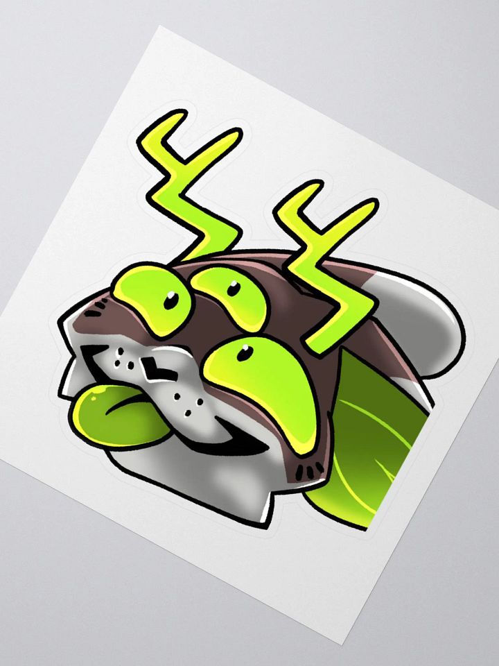 Radioactive Cryptid Blep Sticker product image (2)