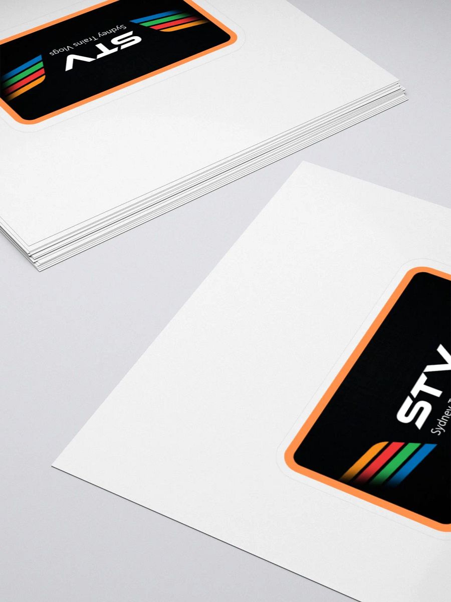 STV Orange Border Sticker product image (10)