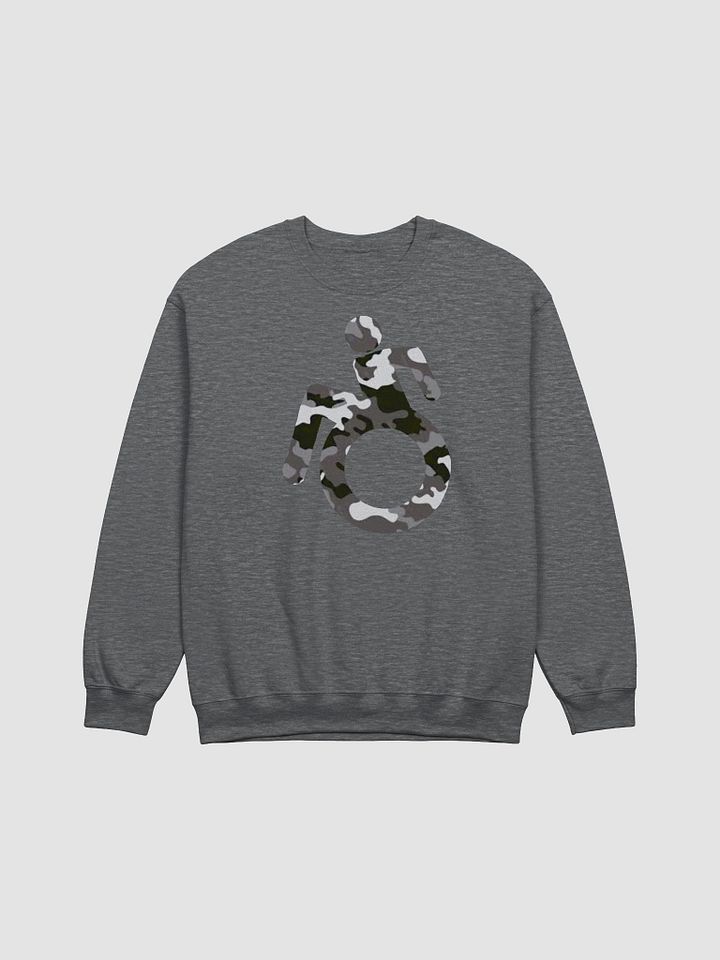 Wheelie, Dark Gray Camo Sweatshirt product image (1)