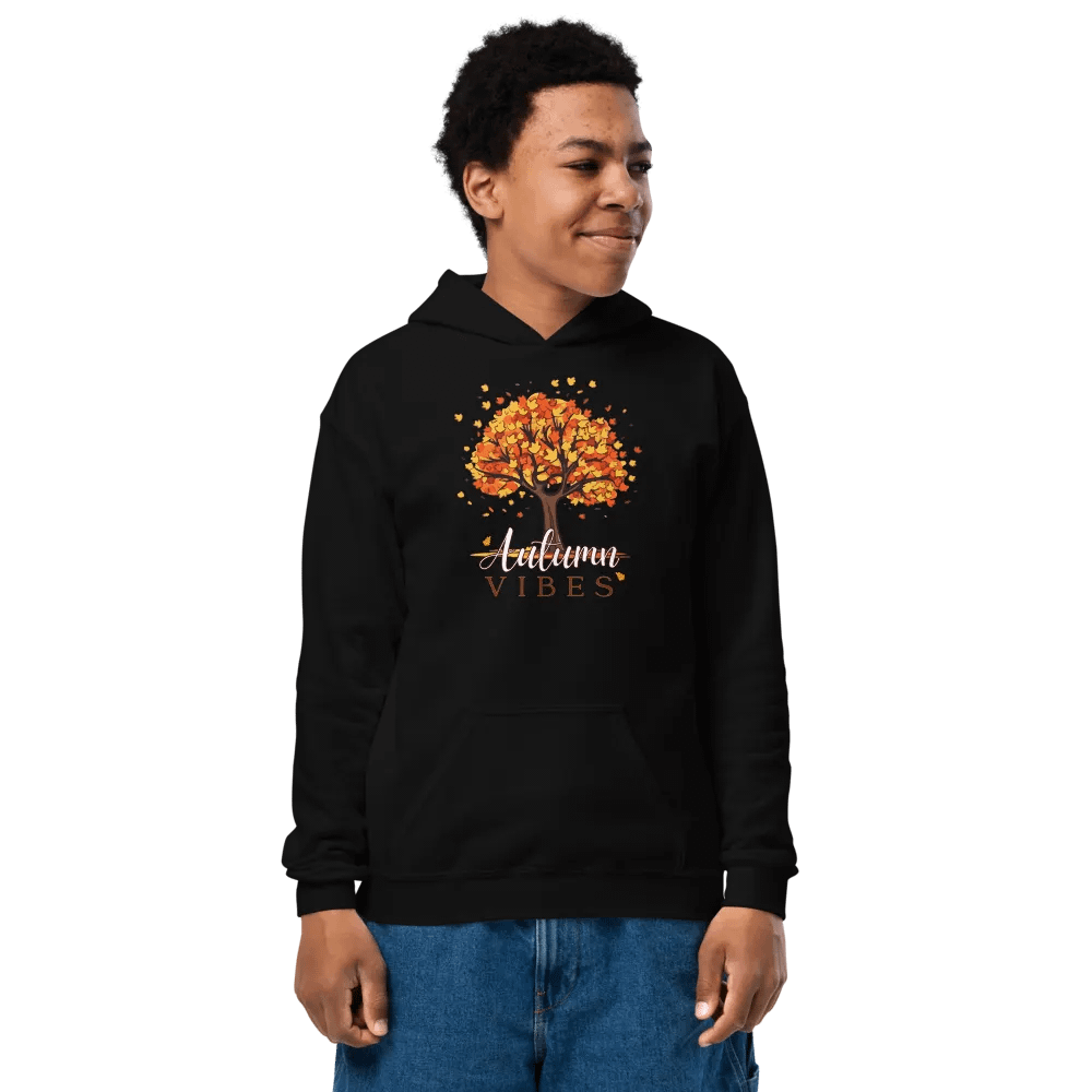 Autumn Vibes Youth Hoodie product image (1)