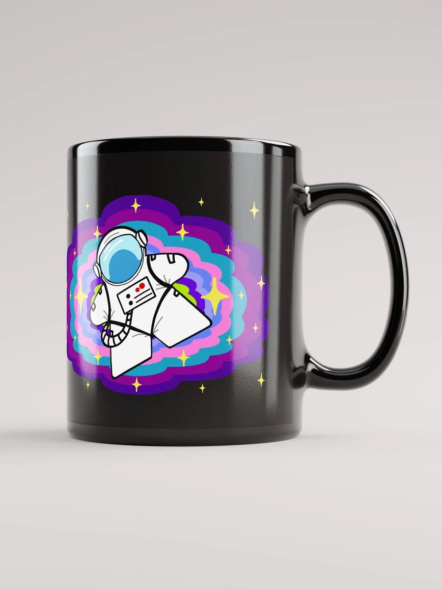 Meeple In Space Black Glossy Mug product image (1)