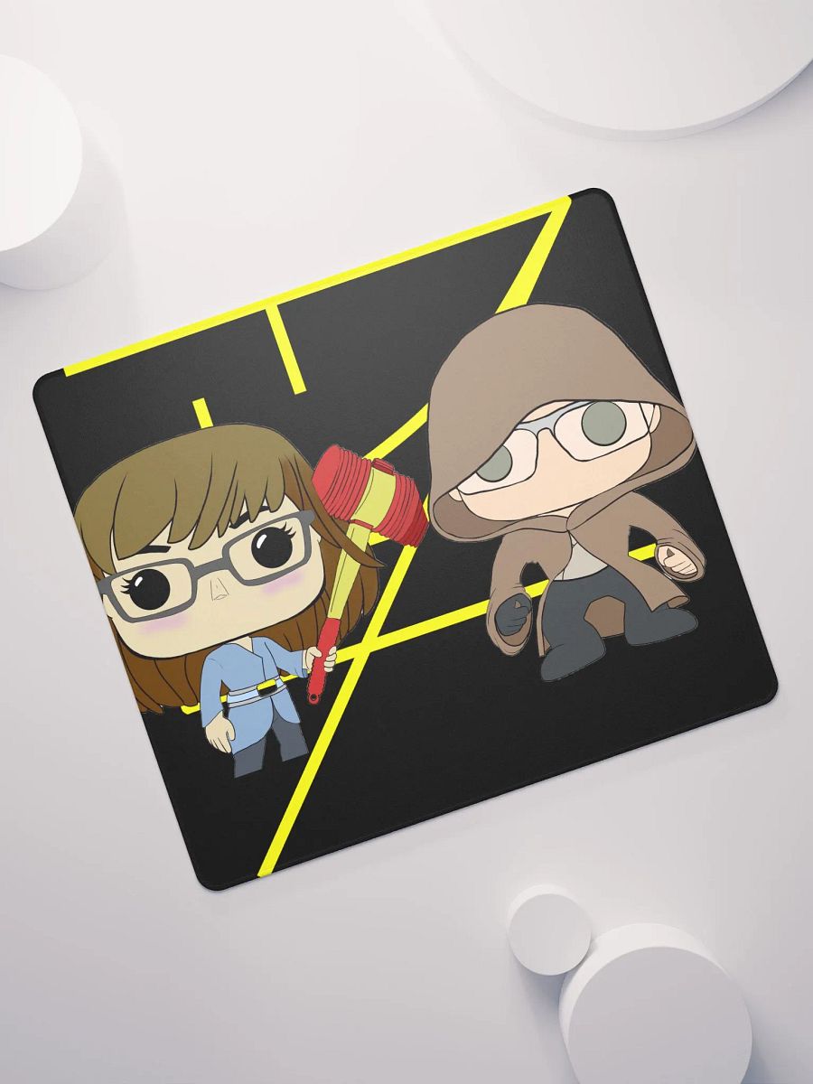 Critter Cuddler and Dorn_Geek Square Gaming Mousepad product image (7)