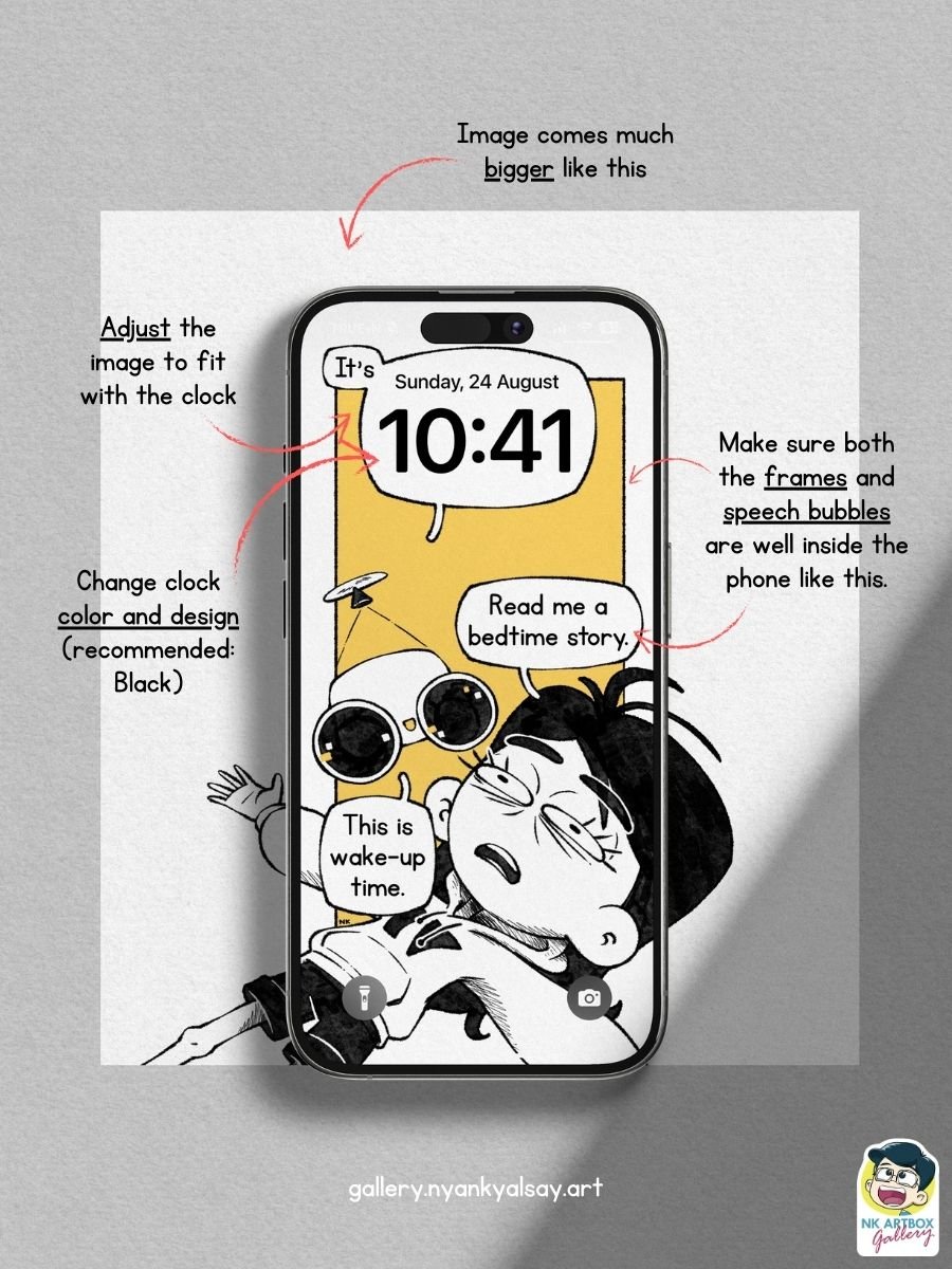 Byte Me | Phone Wallpaper | Bedtime Story product image (4)