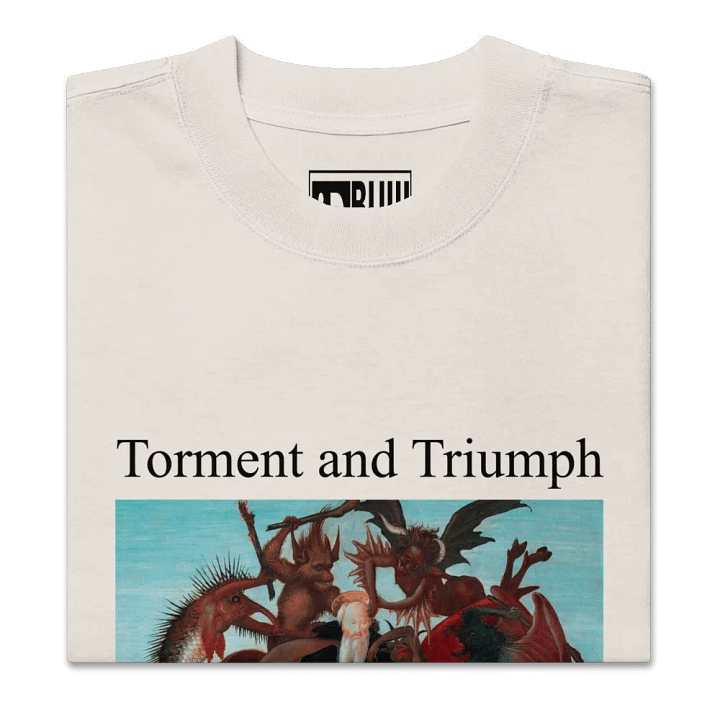 Torment and Triumph - BUIII Remix Premium Oversized Faded T-Shirt - Black product image (2)