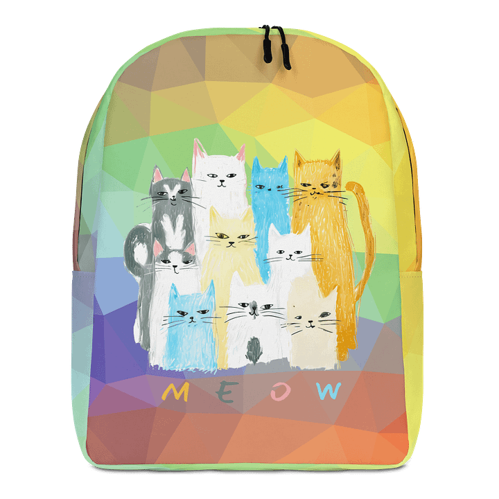 Meowtopia All-Over Print Backpack product image (1)
