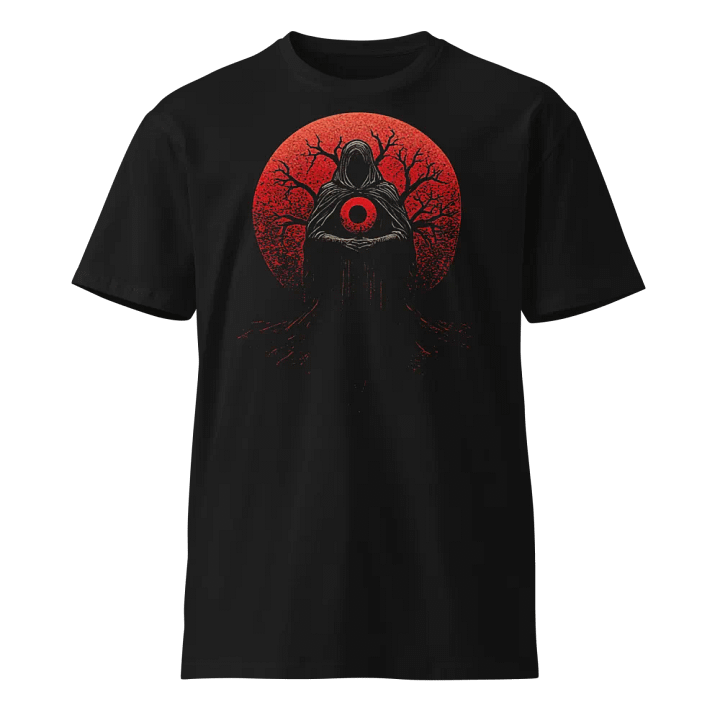 Hooded Wraith in Blood Moon + AS Colour Unisex Premium T-Shirt product image (1)