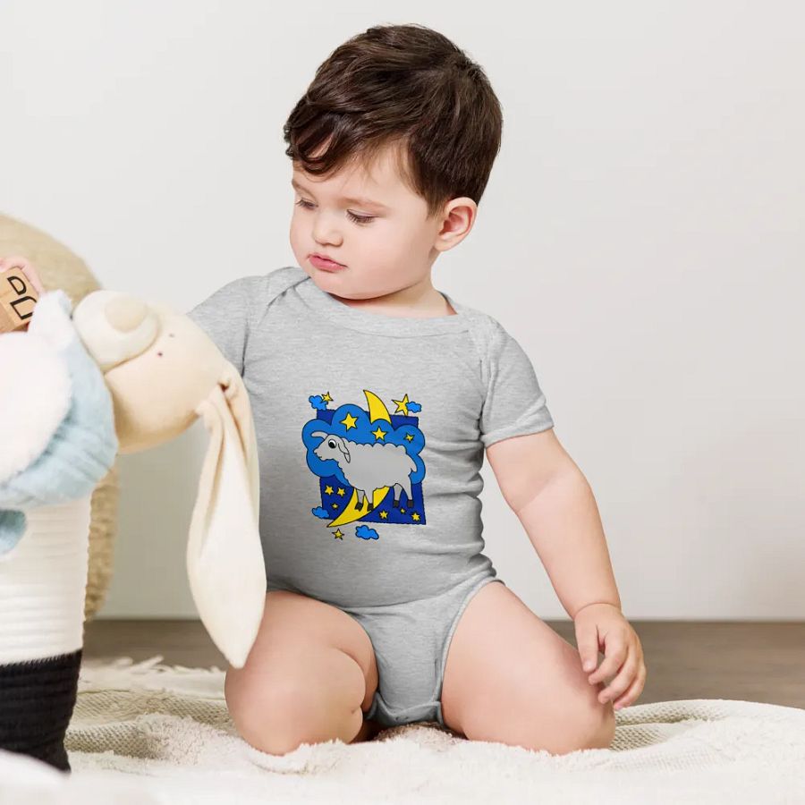 Sleepy Sheep - Baby Onesie product image (5)