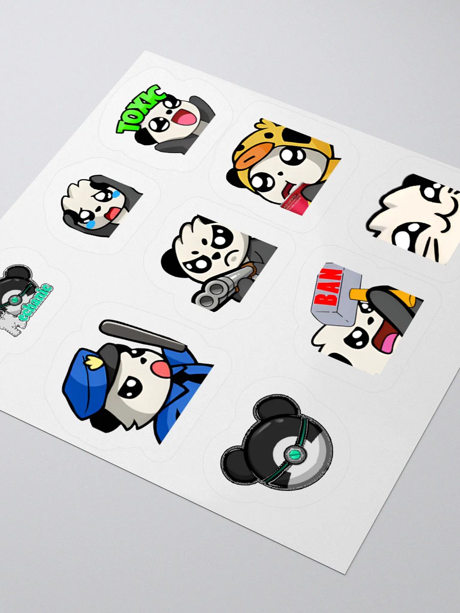 Panda Mechanic sticker sheet product image (7)
