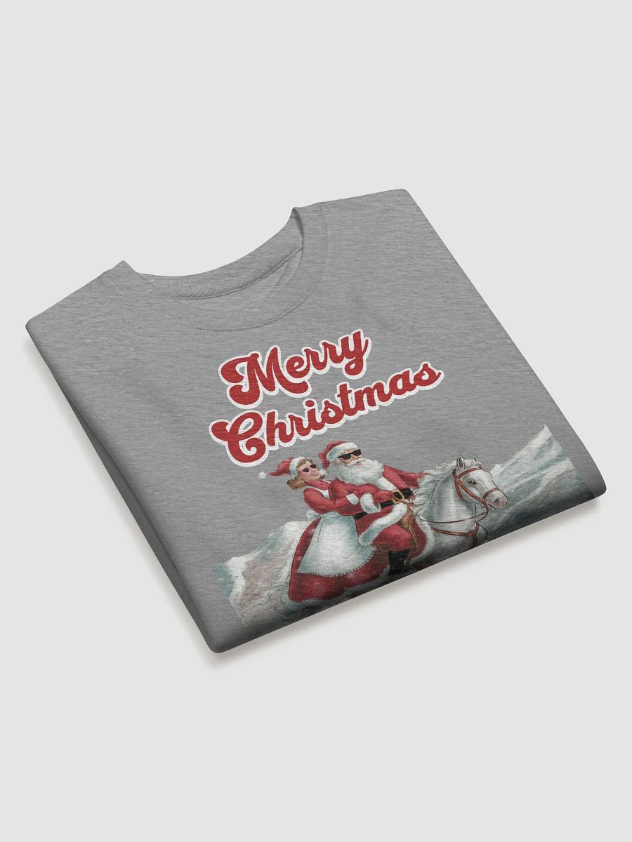 Mr. and Mrs. Santa Claus Horse Riding Sweatshirt product image (21)