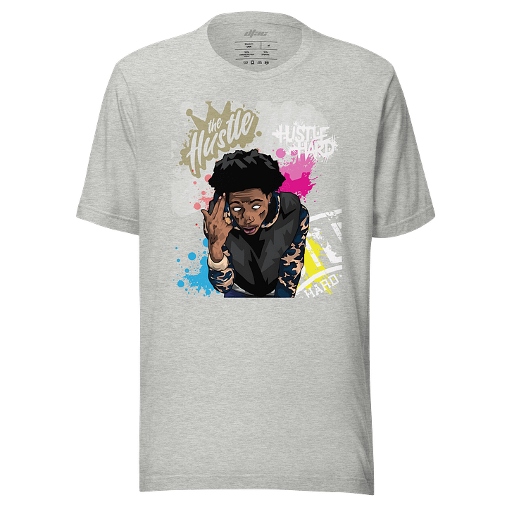HustleHard Unisex T-Shirt product image (4)
