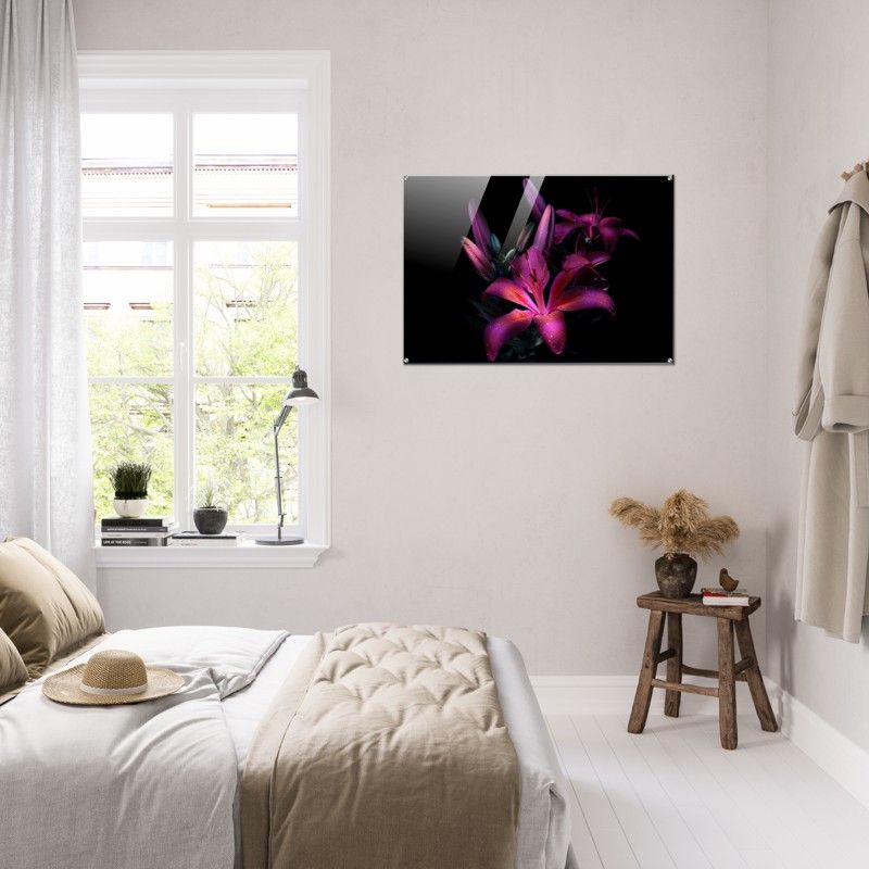 MAJESTIC FLOWER GLOSSY ACRYLIC PRINT product image (3)