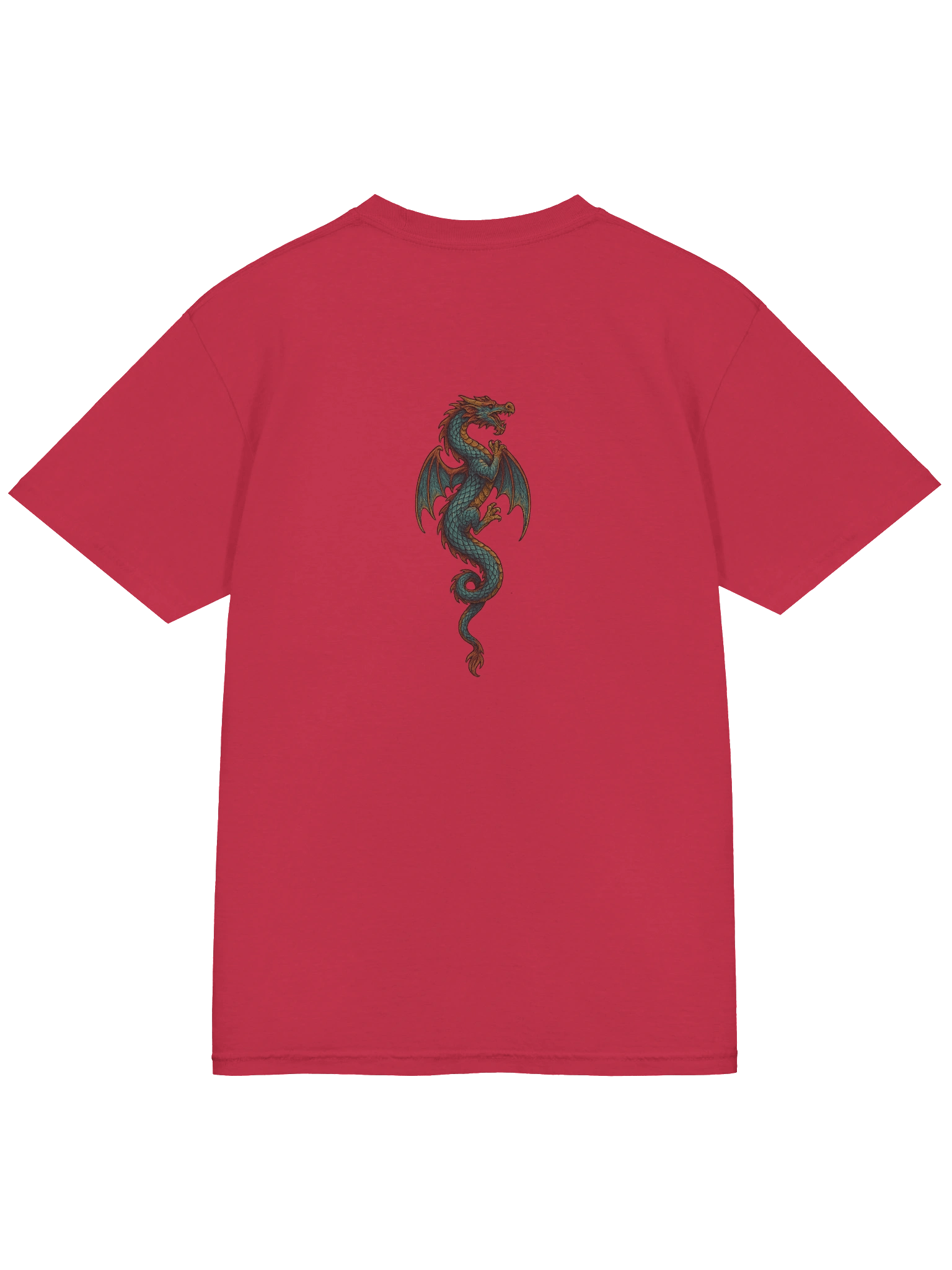 🐉 Double-Sided Dragon – Flame Carrier Tee Front-facing power. Backward flame. All memory. product image (105)