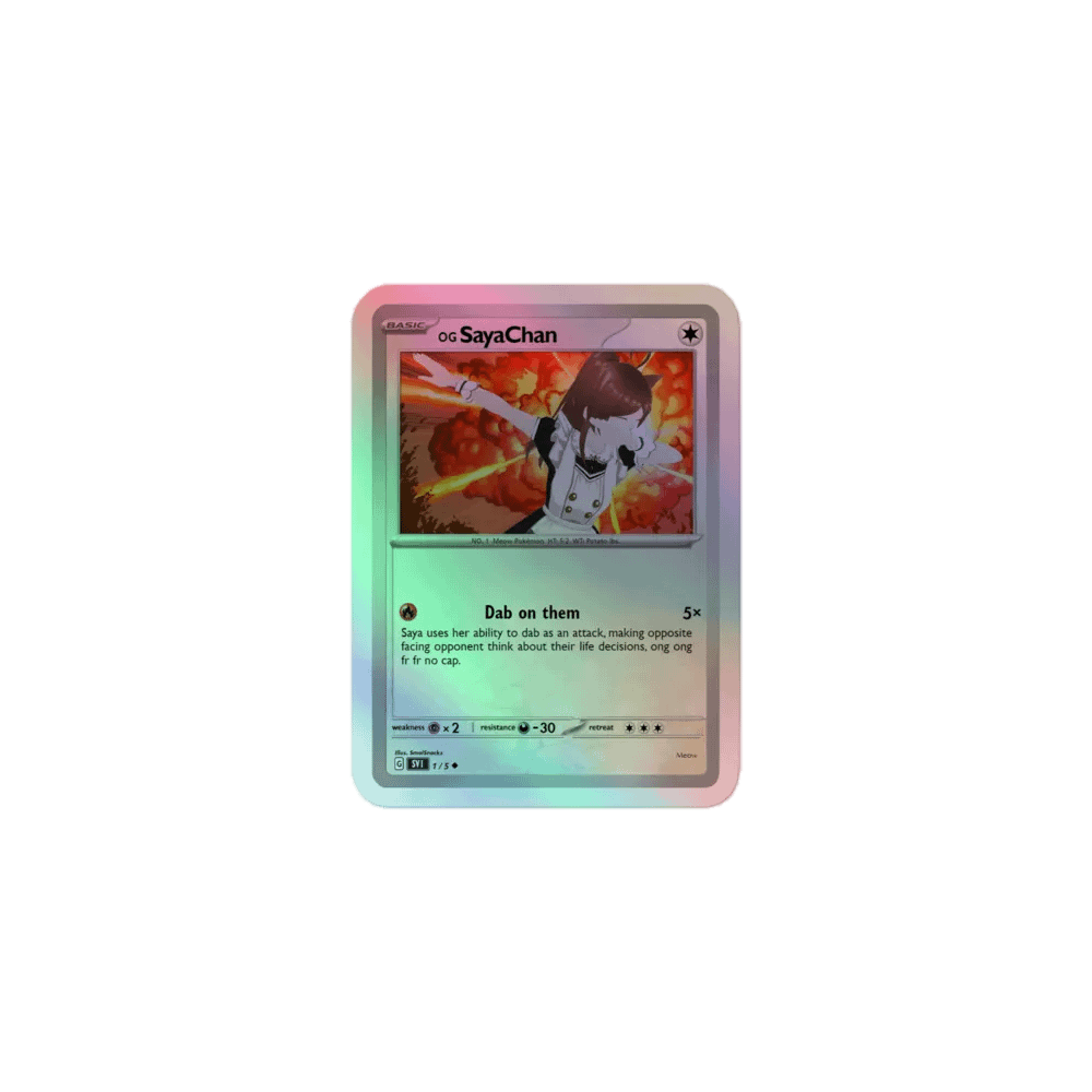 OG Saya Card (Sticker) product image (1)