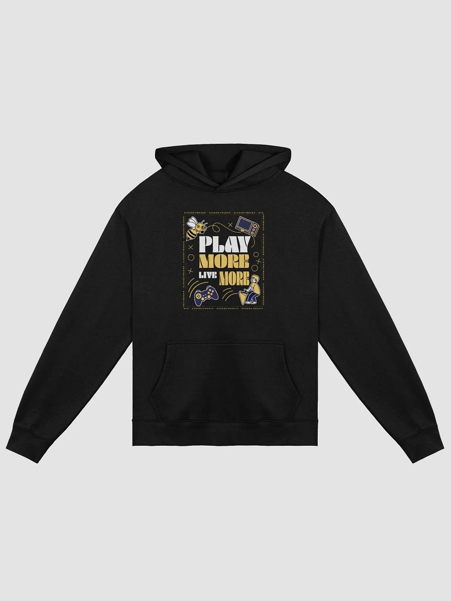 Play More Live More Unisex Premium Oversized Hoodie product image (1)