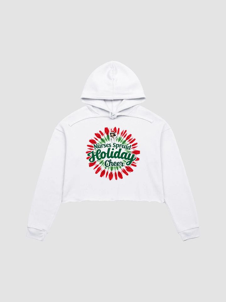 Holiday Cheer Nurses Crop Hoodie product image (1)