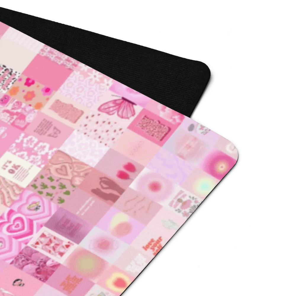 Live bold pink yoga mat product image (5)