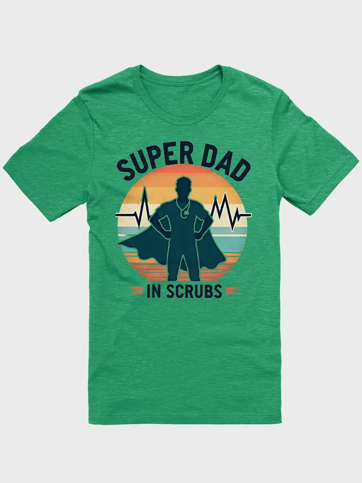 Super Dad in Scrubs Retro T-Shirt product image (8)