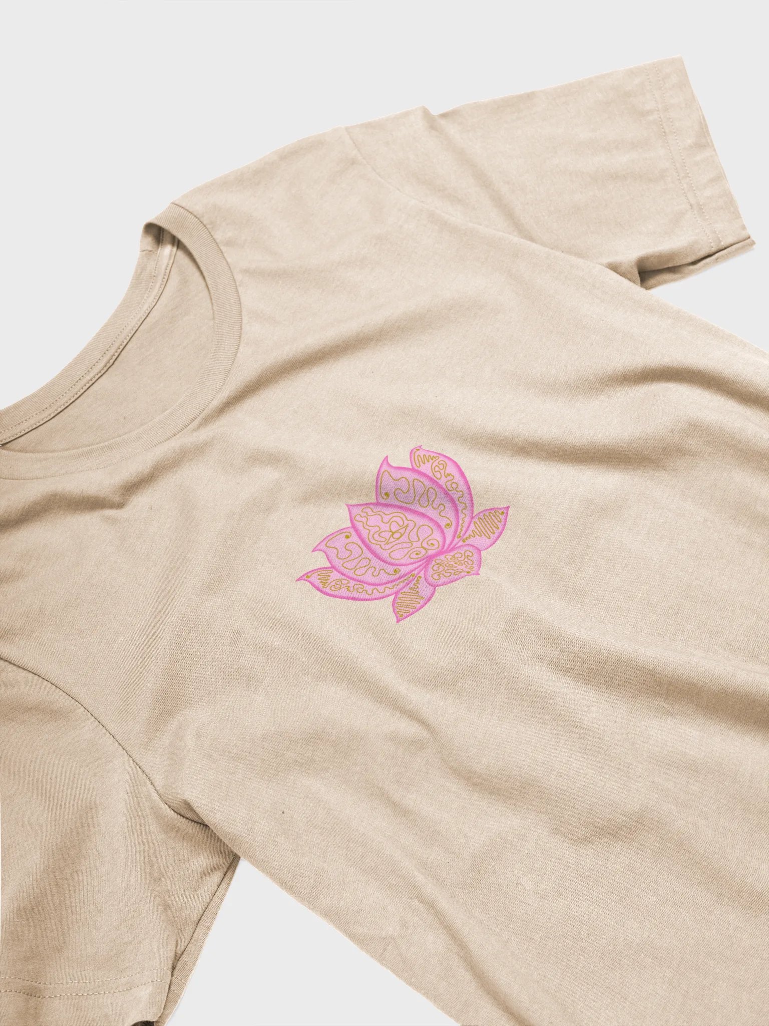 Golden Lotus Symmetry T-Shirt product image (3)