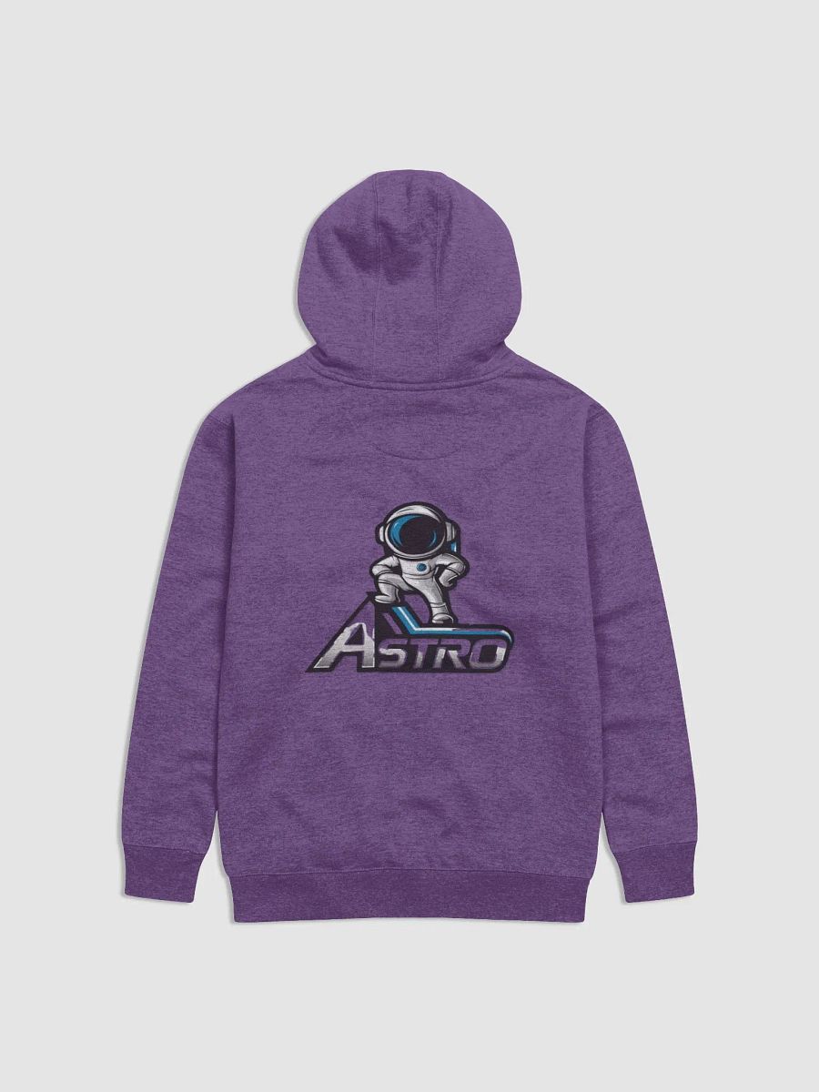 Premium unisex hoodie with confident astronaut design and futuristic 'Astro' print. Made with soft cotton blend for a cosmic style statement. product image (1)
