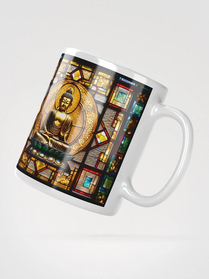 #007 Golden Buddha Stained Glass Mug product image (6)