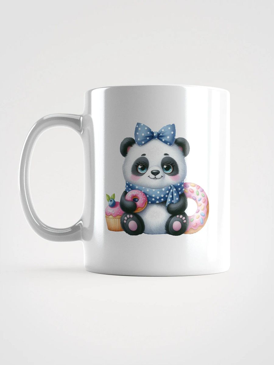 Panda with Ribbon and Donut Mug product image (17)
