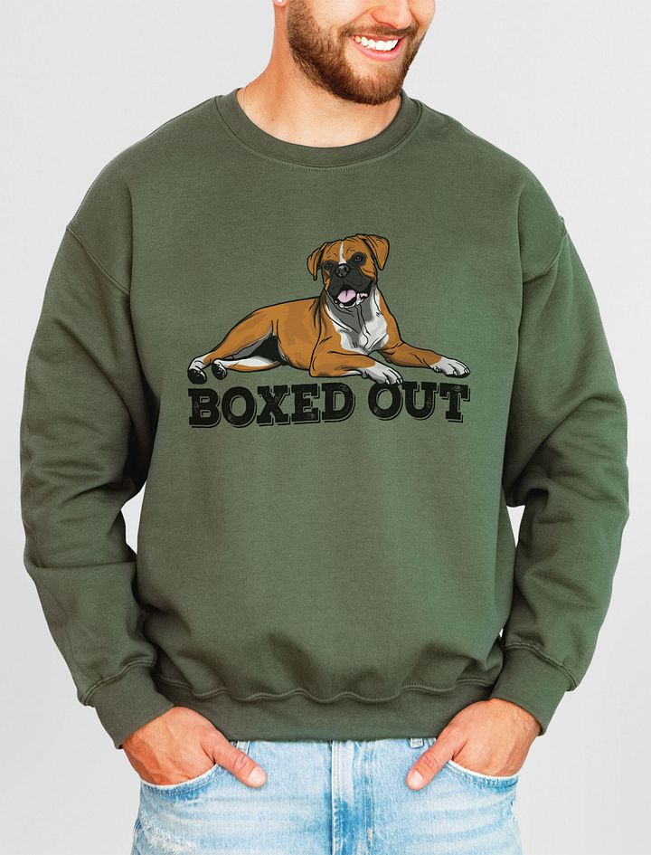 Boxed Out Sweatshirt of a Boxer Dog | Funny Shirt for Boxer Paw-rents product image (13)