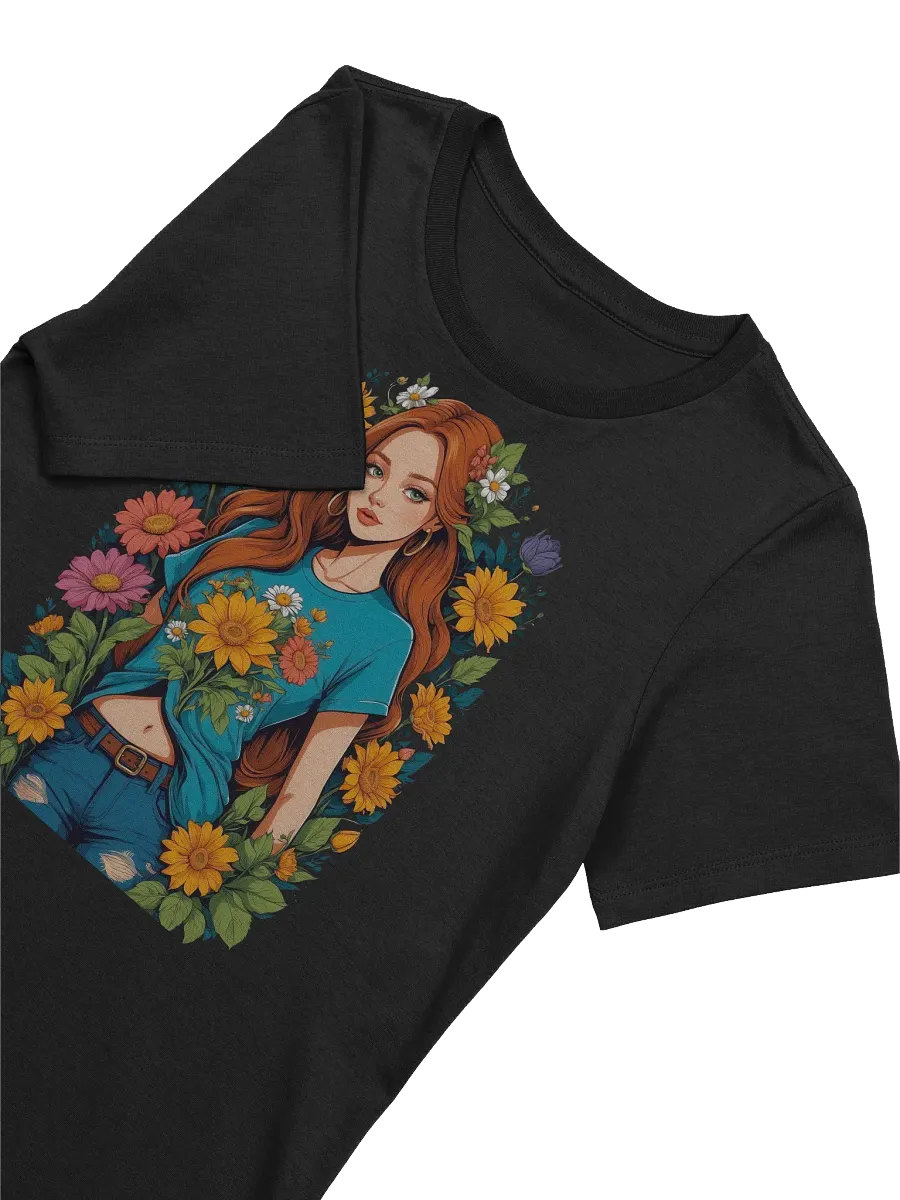 Bloomcore Flower Girl v1 - Bella Canvas Women's Supersoft Relaxed-fit T-Shirt product image (3)