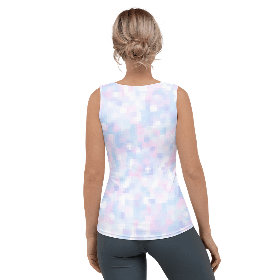 So Much Like Pink Vaporwave Fitted Tank product image (2)