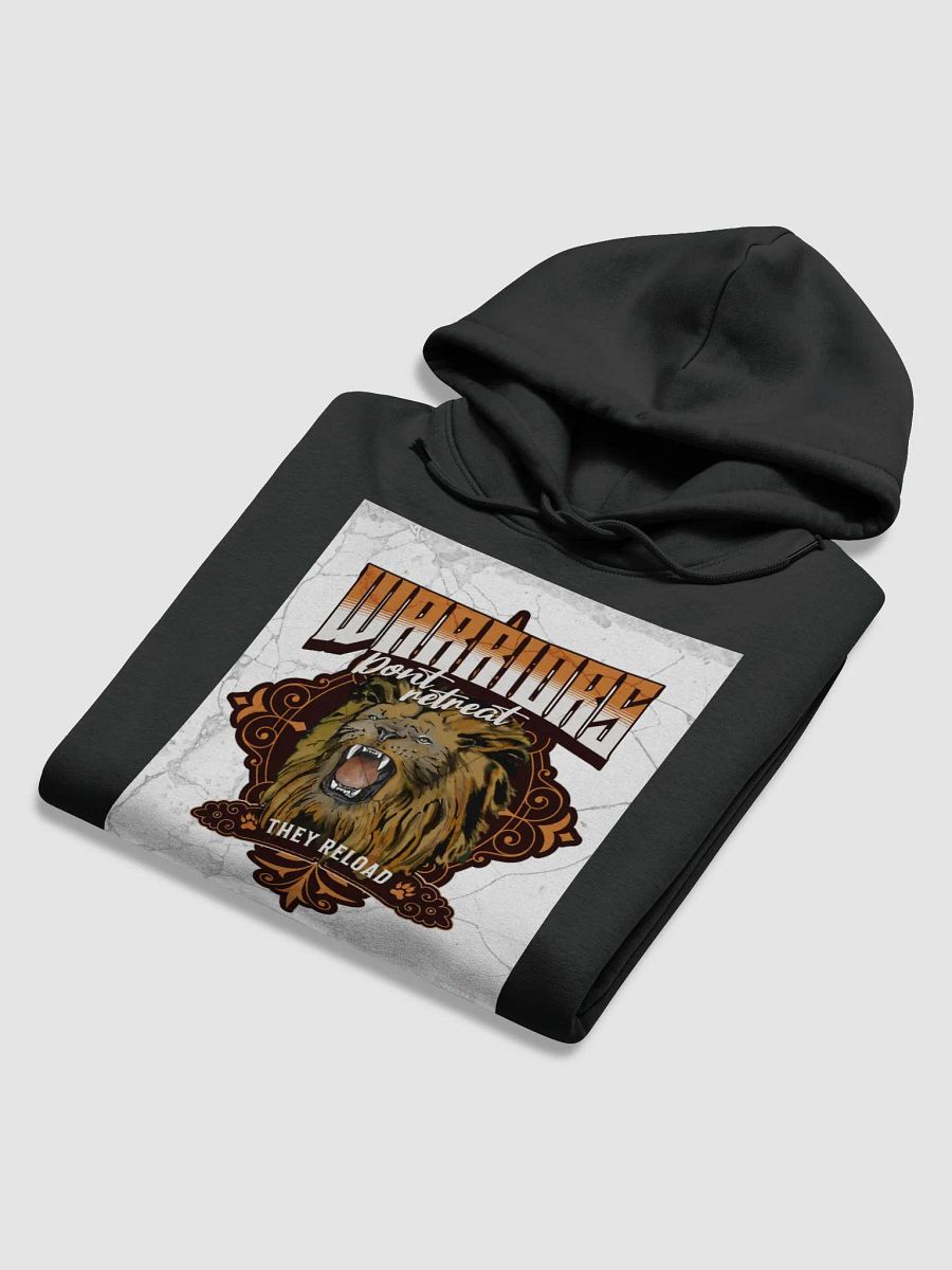 Warriors Don't Retreat They Reload Eco Hoodie | Warrior Motivational Apparel product image (5)