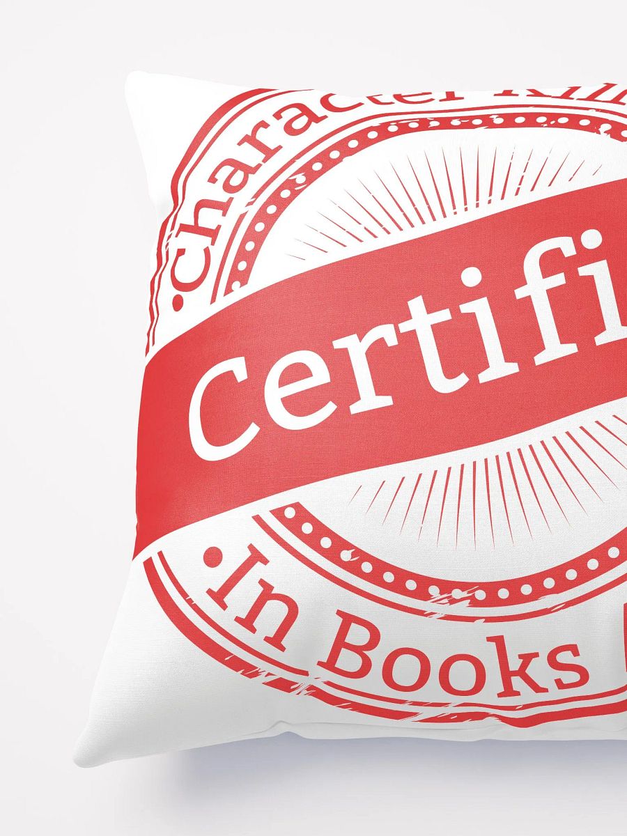 Certified Character Killer Throw Pillow product image (6)