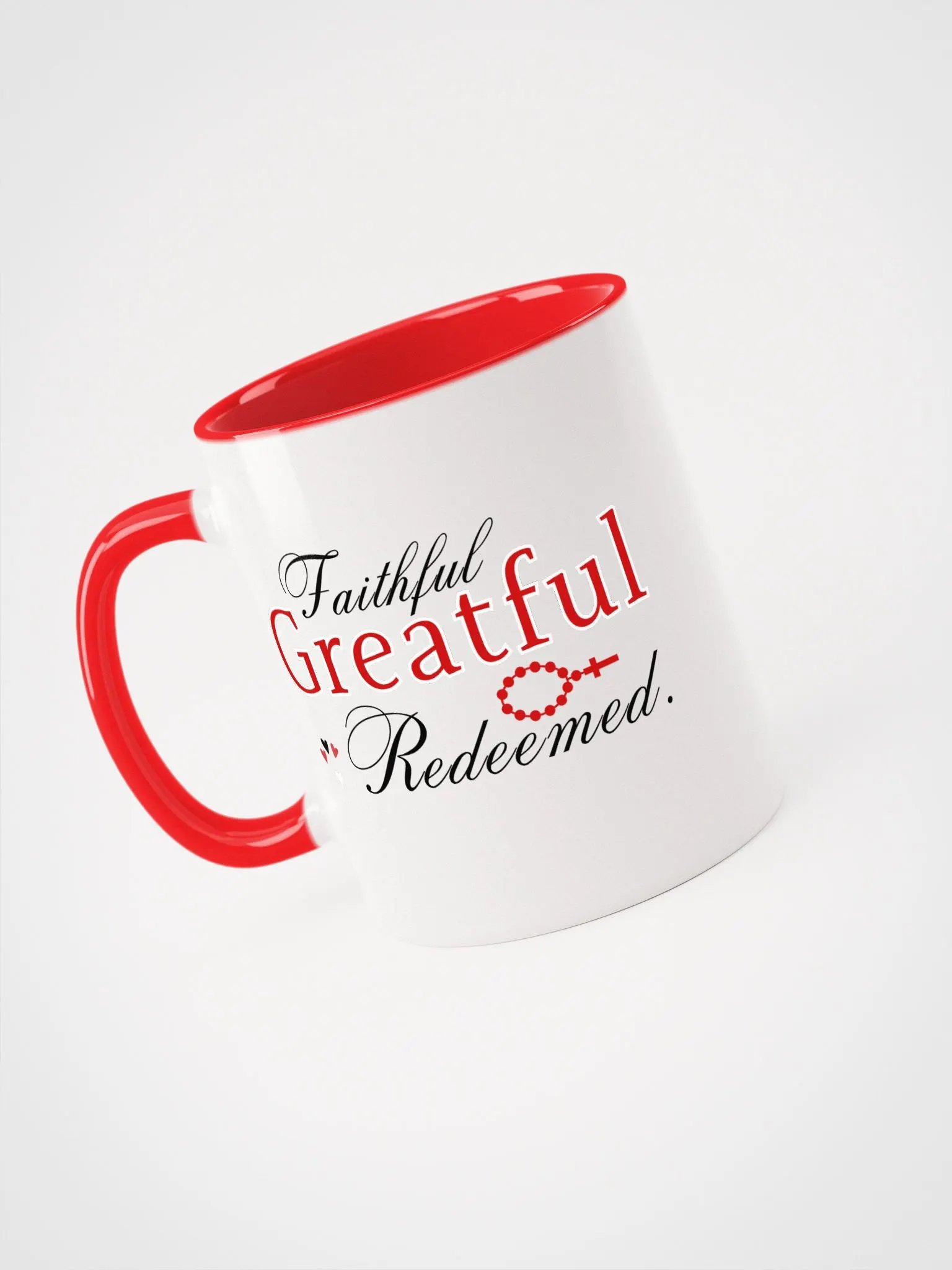 Faithful, Grateful , Redeemed Ceramic Mug product image (3)