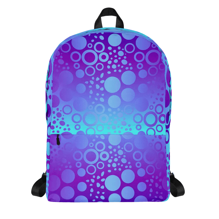 Cool Neon Circles Backpack product image (1)