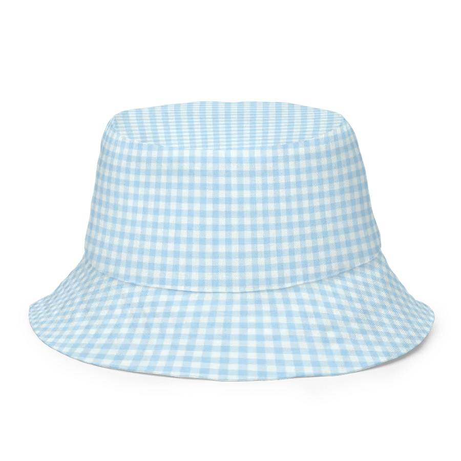 COTTAGE FLOWERS WHITE GINGHAM Reversible Bucket Hat - Wendehut fürs Festival product image (1)
