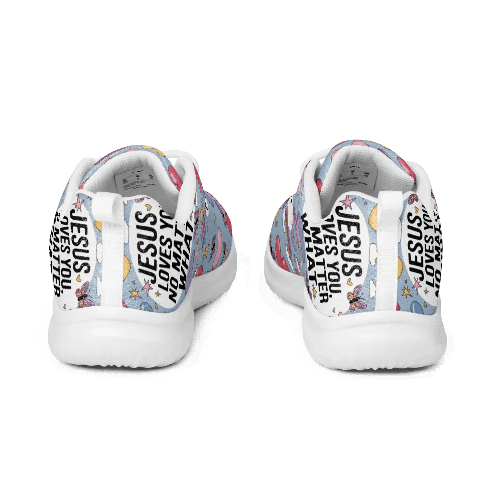 Jesus Loves You Women's Athletic Shoes product image (4)