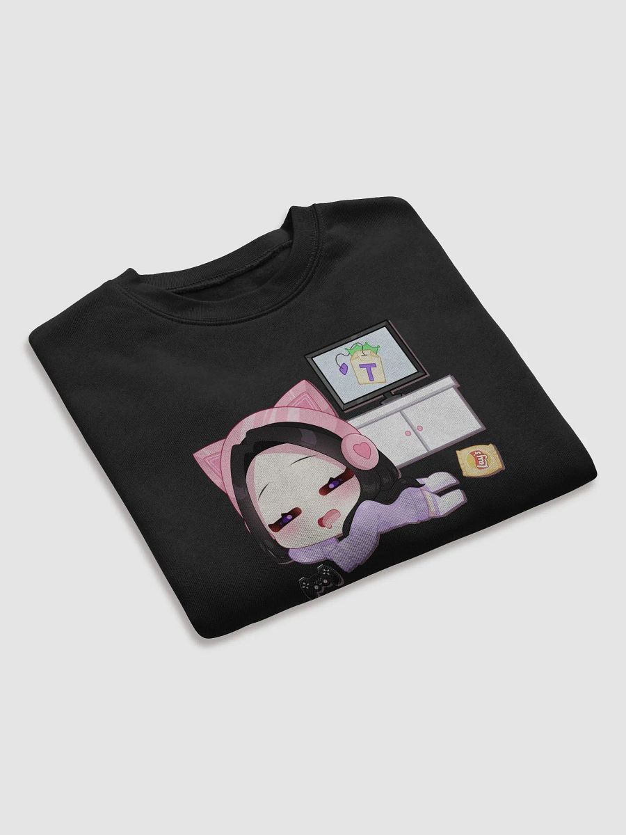 'Lazy Gamer' Chibi Cropped Sweater product image (25)