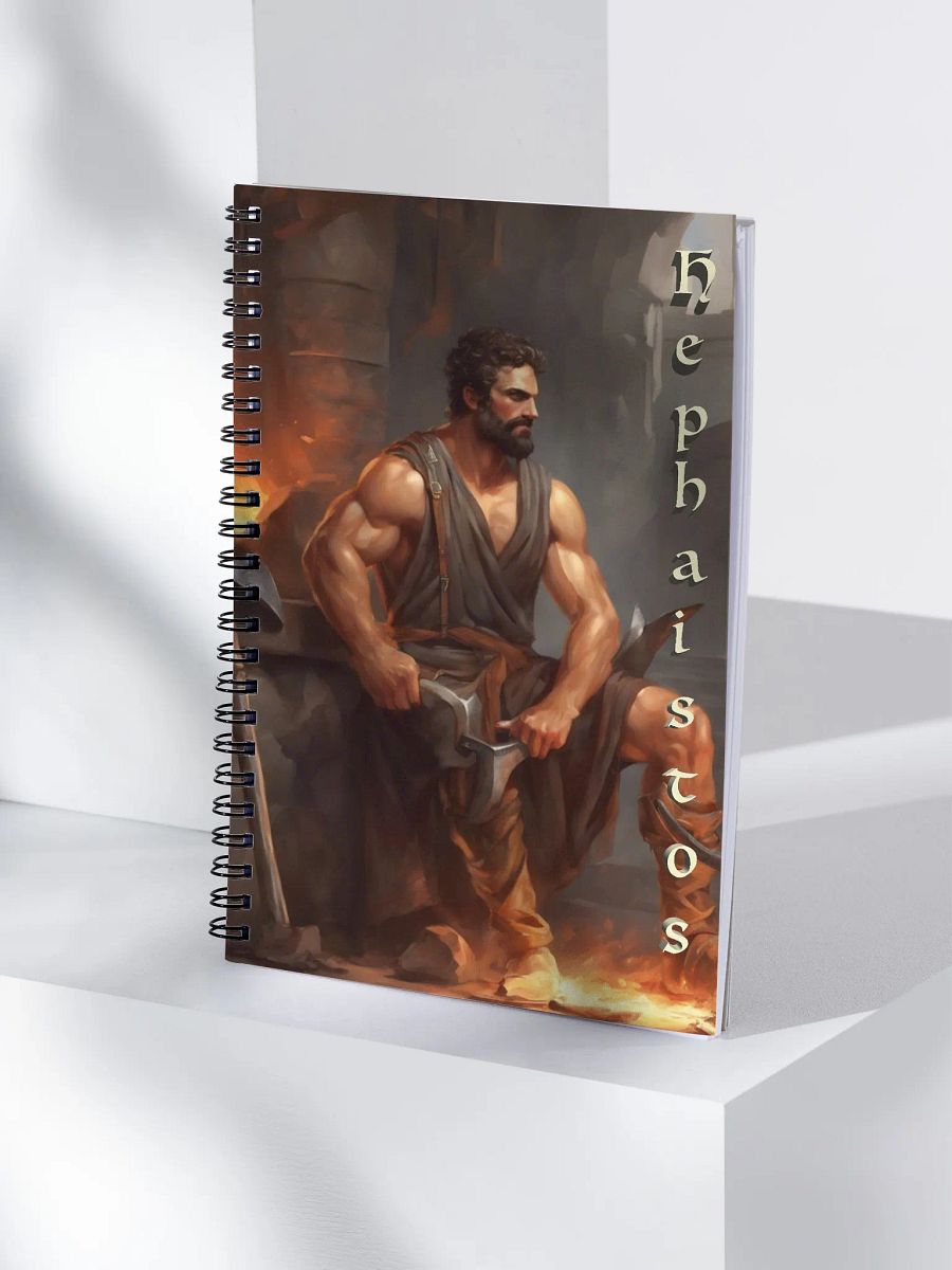 Greek God Hephaestus Spiral Notebook product image (4)